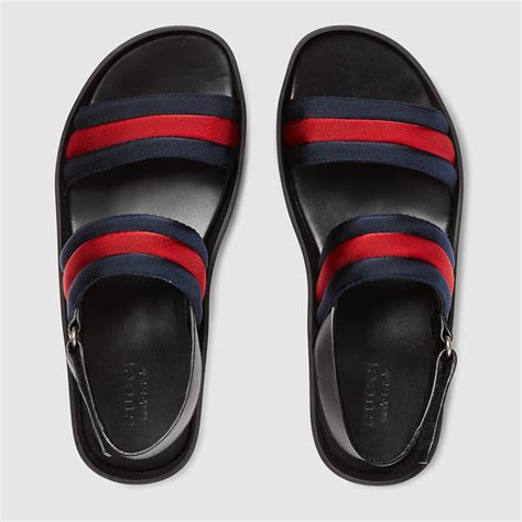 gucci shoes men's sandals|gucci men's slip on sandal.